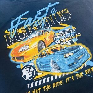 Fast & Furious Its Not The Ride Its The Rider T-Shirt Men XXL Short Sleeve Black